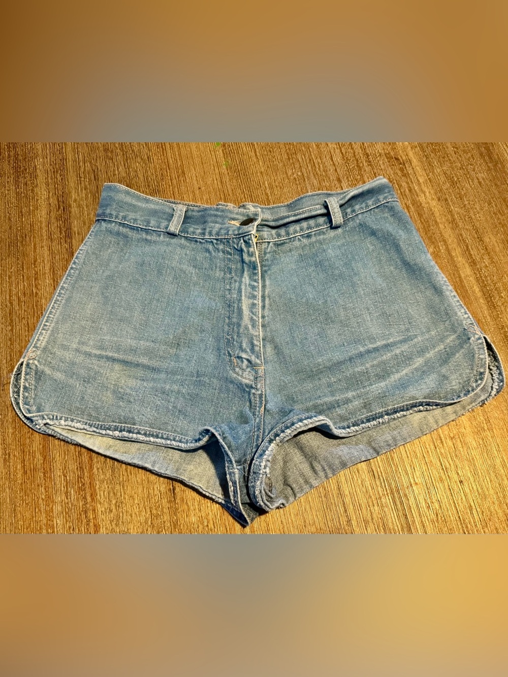 Vintage 1970s Foxmoor High-Rise Light Blue Shorts